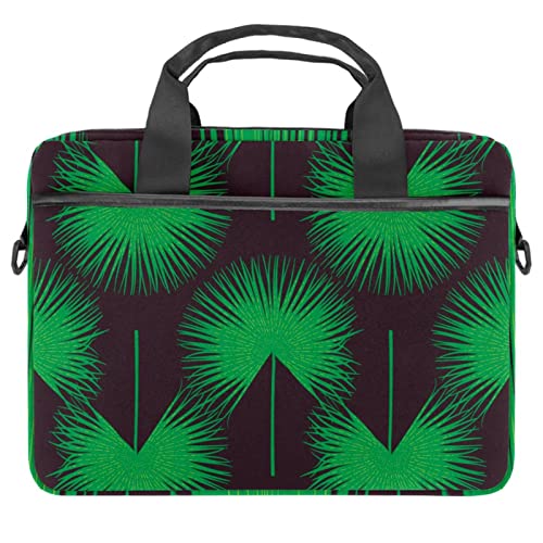 Sac à bandoulière pour ordinateur portable contre les impacts, design jungle 13.3-14.5"