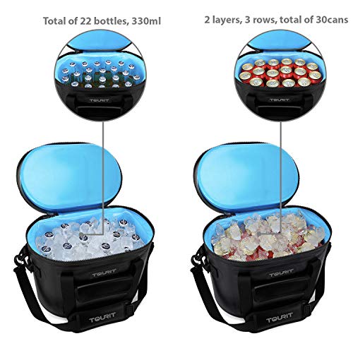 image for TOURIT Soft Cooler 30 Cans Leak-Proof Soft Pack Cooler Bag Waterproof 