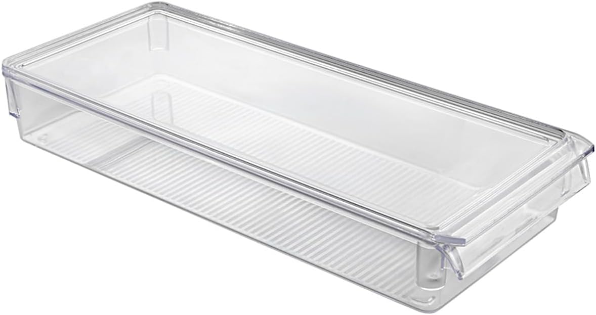 Metaltex Fridge Organiser Medium with Lid, Drawer for the Fridge