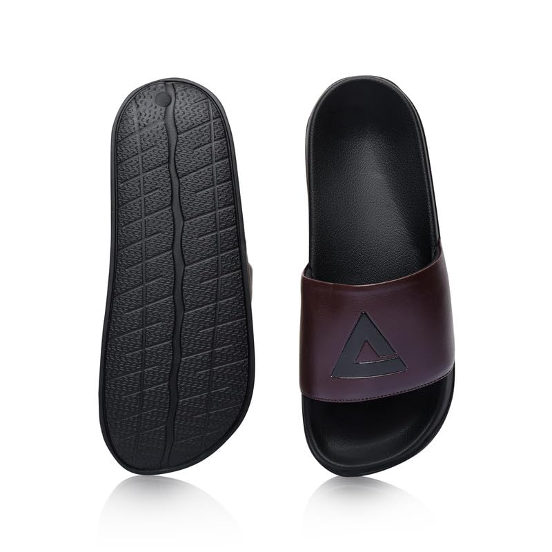Image of ARVAN Mens Sliders | Lightweight, Anti-Slip & Cushioned Comfort Slides for Casual & Beach Use