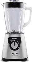 Liquidificador Arno Ultraforce 1400W LN92, Inox, com 6 Lâminas Powelix Pro, Jarra de Vidro de 2.2L, Resistente a Choque Térmico e Tecnologia Limpa Fácil, 110V