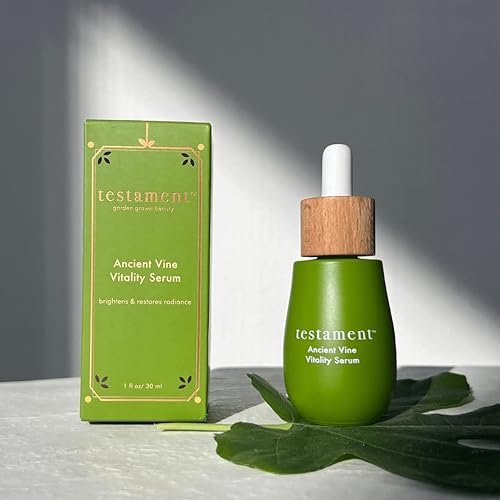 Miniatura 2 de Testament Ancient Vine Vitality Face Oil Serum Vitamina C Cuidado natural de la piel con beneficios antienvejecimiento. Inspirado en la dieta
