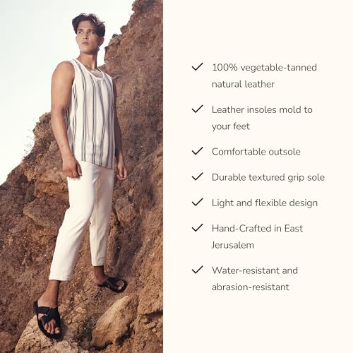 Asher - Leather Slide On Sandal - Men3