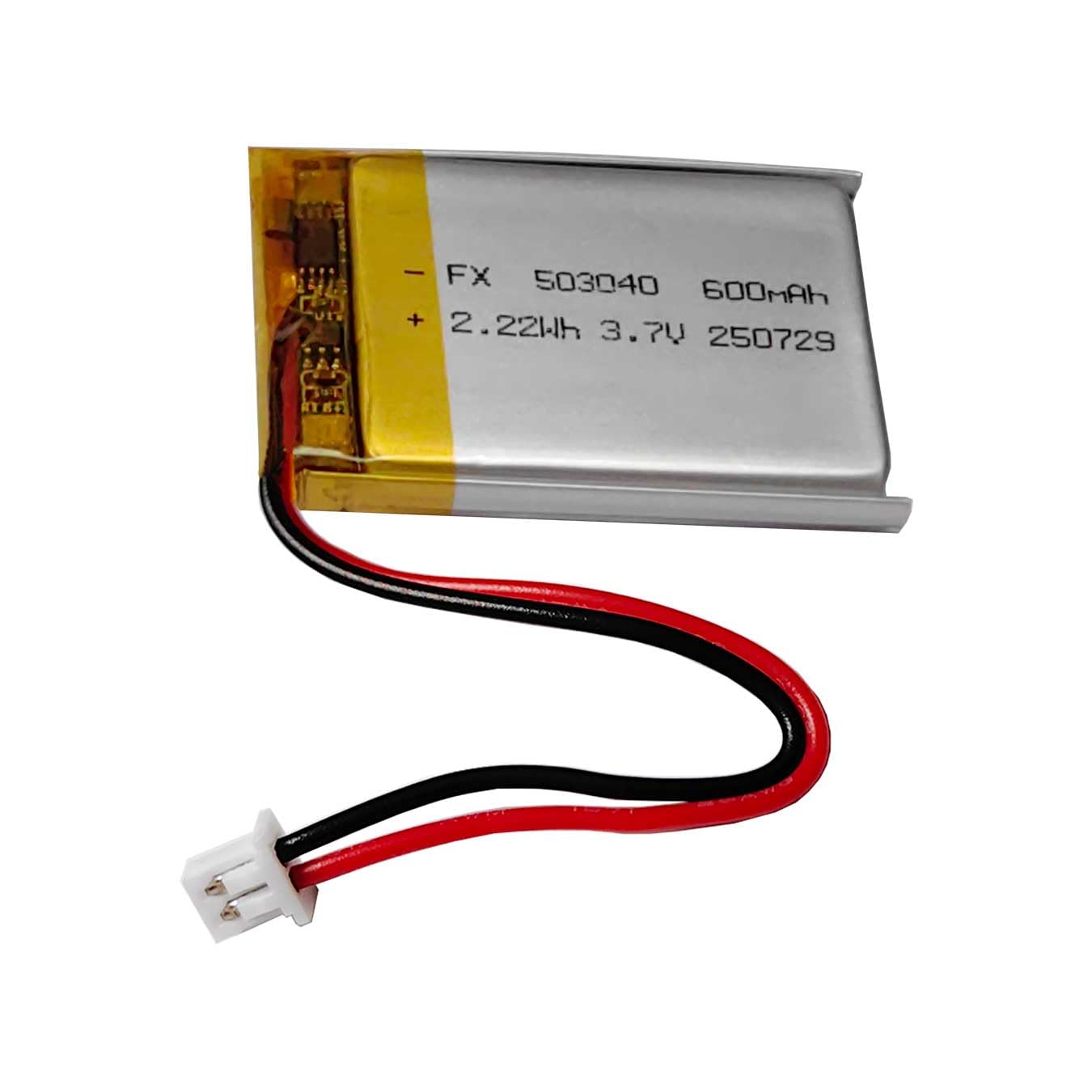 AOLIKES 3.7v 503040 600mAh Lipo Battery Replacement for Cozmo Vector Robot SkyBell HD Video Doorbell Flysight FPV Watch Dash Camera GPS Driving Recorder Wireless Speaker