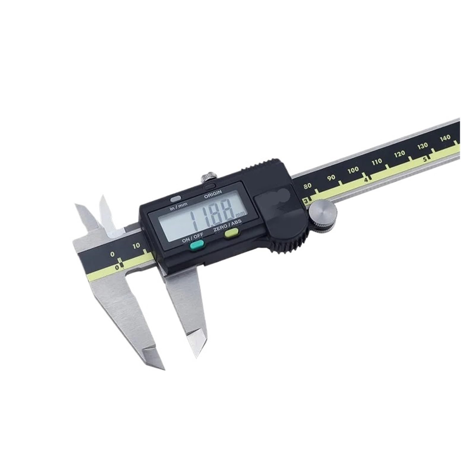 Calibrador Digital Vernier Calibre 6in 8in 12in 150mm 200mm 300mm Calibre electrónico Herramienta de medición de Acero Inoxidable(Red)