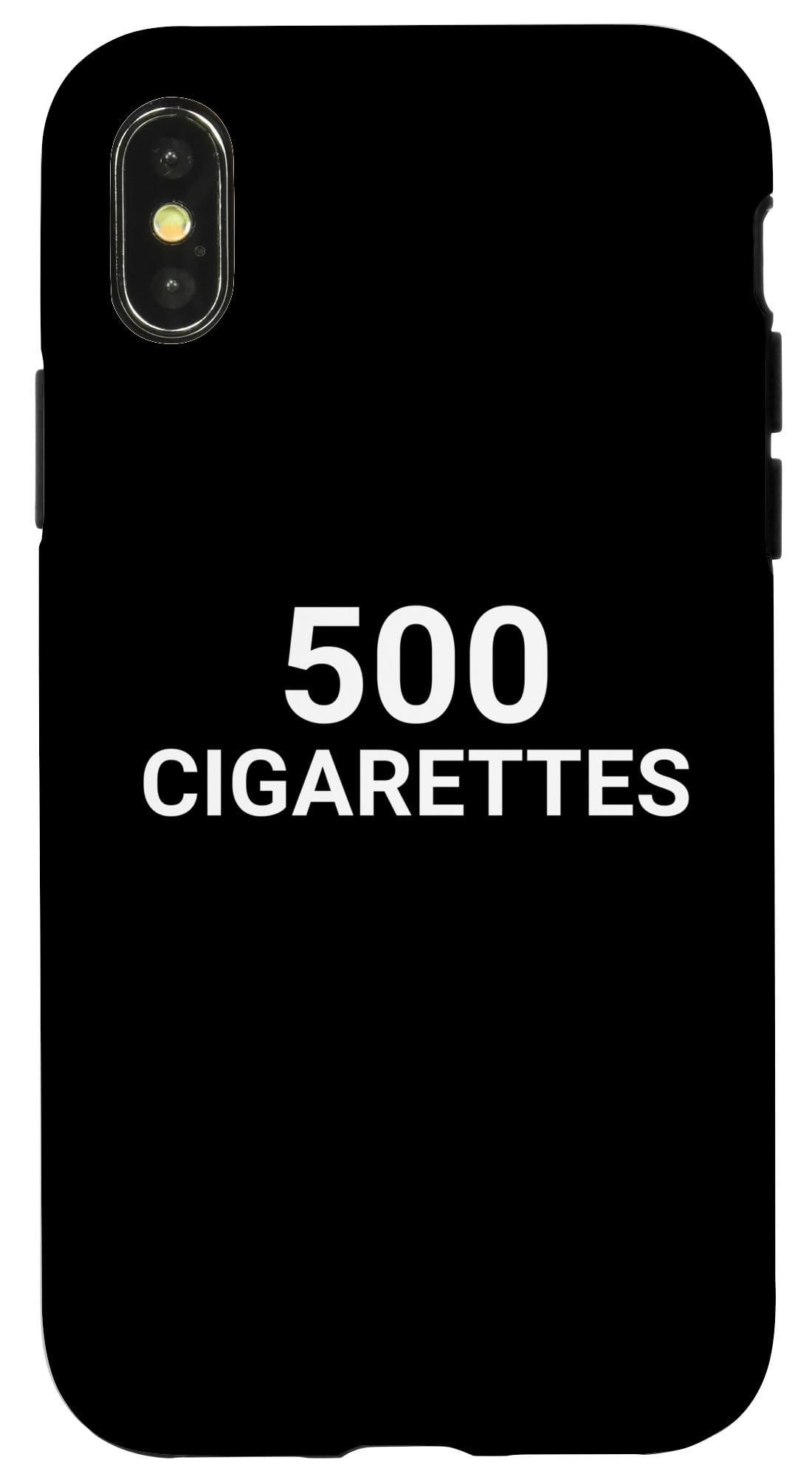 Amazon.com: 500 Cigarettes Funny Meme Case for iPhone X/XS : Cell Phones &  Accessories