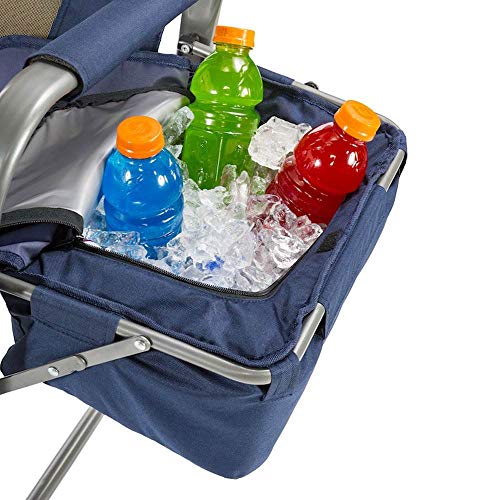 Kamp-Rite Outdoor Camp Folding Directors Chair With Side Table & Cooler (3 Pack) #TOP23