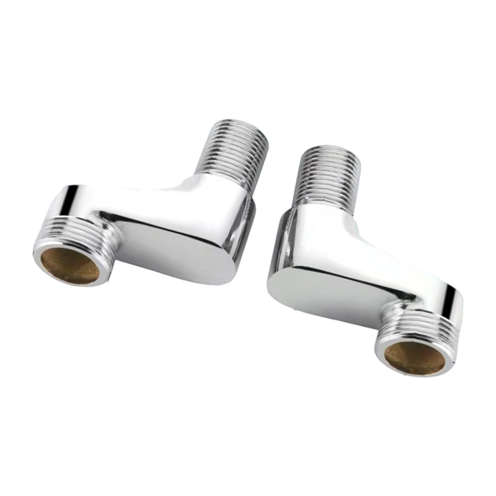 Strong Shower Adapters Threaded Connection Erosion Resistant Easy Installs Shower Connector Pair for Bathroom Faucet Strong Valves Connector