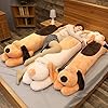 Giant Dog Puppy Stuffed Animals Plush Toy, 23.6 Inch Large Stuffed Dog Hugging Pillow Soft Sleeping Plush Body Pillow Birthday #4