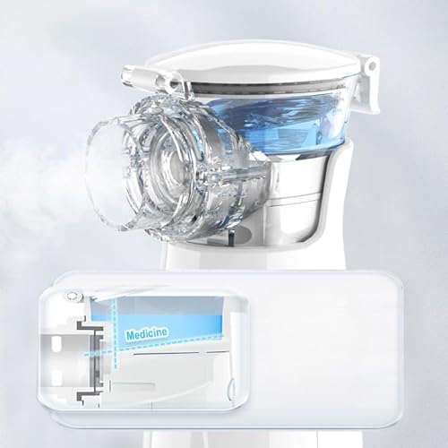 Inalador Nebulizador Portátil Leve E Econômico Sem Fio Silencioso