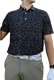 ZIRE Polo de golf de rendimiento para hombre,