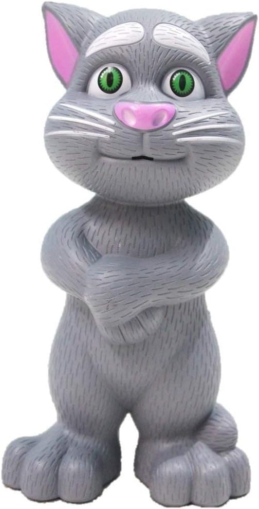 Webby Intelligent Talking Cat | Electronic Pet Talking Tom Toy Cat | Voice Recording Speaking Toys for Kids (Non Rechargeable)