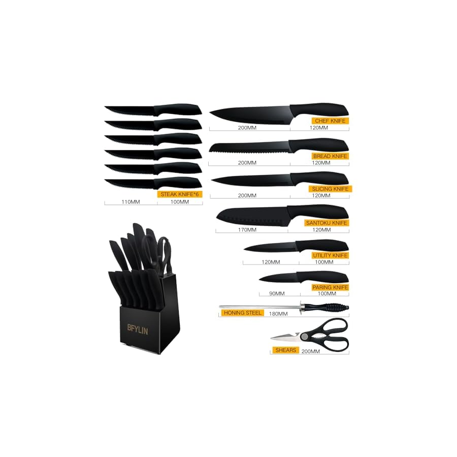Knife-Set-with-Block-Kitchen-Knife-Set-with-Block-15-Pcs-High-Carbon-Stainless-Steel-Block-Knife-SetKitchen-Knife-SetChef-KnifeSteak-Knives-Black-15Pcs-set Knife Set with Block, Kitchen Knife Set with Block, 15 Pcs High Carbon Stainless Steel Block Knife Set,Kitchen Knife Set,Chef Knife,Steak Knives, Black (15Pcs set)