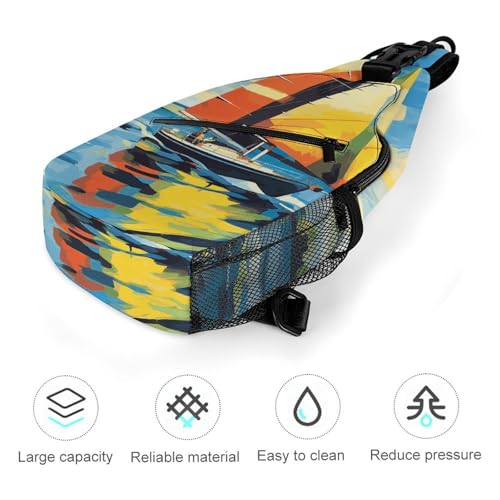 Sling Bag Crossbody Casual para Viajes y Senderismo miniatura 5