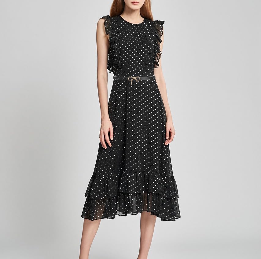 Women's Skinny Leather Belt with Gold Bow Knot Buckle for Dresses, Jeans, Pants3