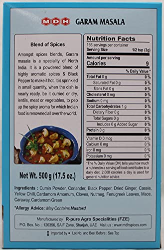 Mdh Garam Masala 17.5Oz (500G) #TOP3
