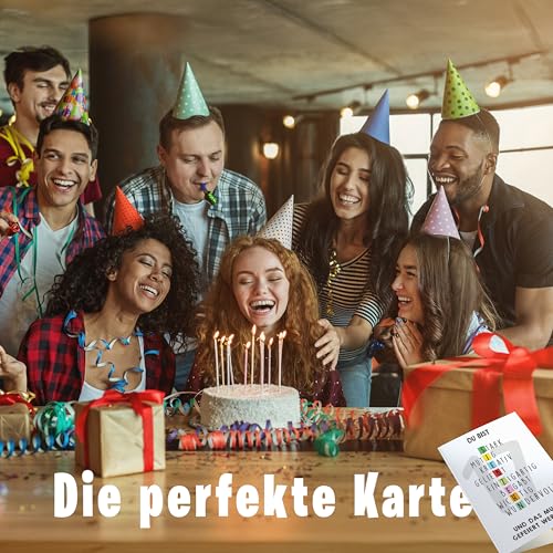 Lovely Cards - Rätselkarte bunt - Premium Geburtstagskarte zum 17. Geburtstag Mädchen Jungen Sohn Tochter - Geschenke Teenager - Geschenke Mädchen 17 jahre - Birthday Card A6 (17 Jahre)