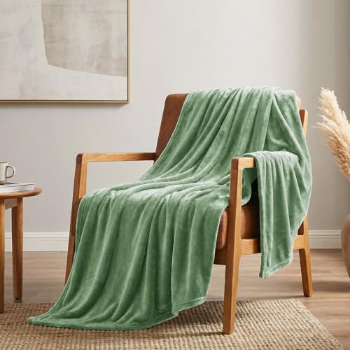 CozyLux Kuscheldecke Flauschig Decke 220x240 cm Grün – Ansicht 3