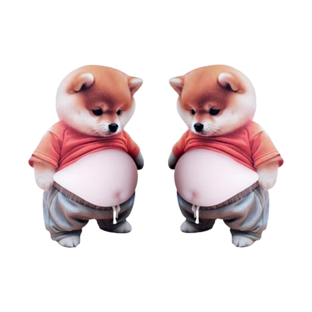 Amazon.co.jp: お腹ぷにぷにシール 柴犬 マシュマロシール 3D 立体