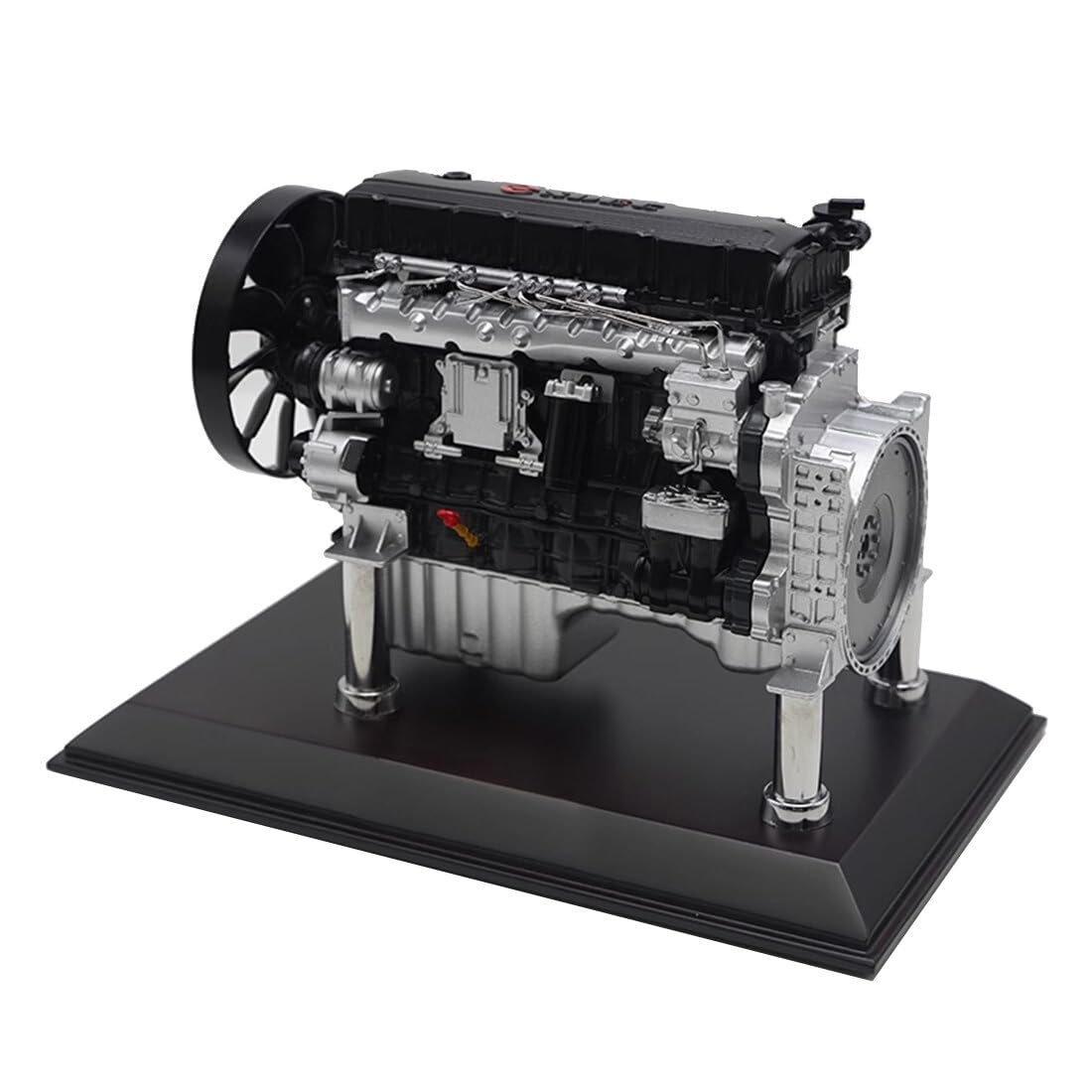 LenyKingPro Replica statica del modello del motore a combustione interna in lega in scala 1/10, per appassionati di auto, collezionisti e decorazione per casa e ufficio