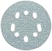 Norton 07660703219 3X High Performance Hook and Sand Universal Vac Hole Paper Abrasive Disc with Hook and Loop Attachment, Fiber Backing, Ceramic Aluminum Oxide, 5 and 8 Holes, 5" Diameter, Grit P180 Fine (Pack of 10)