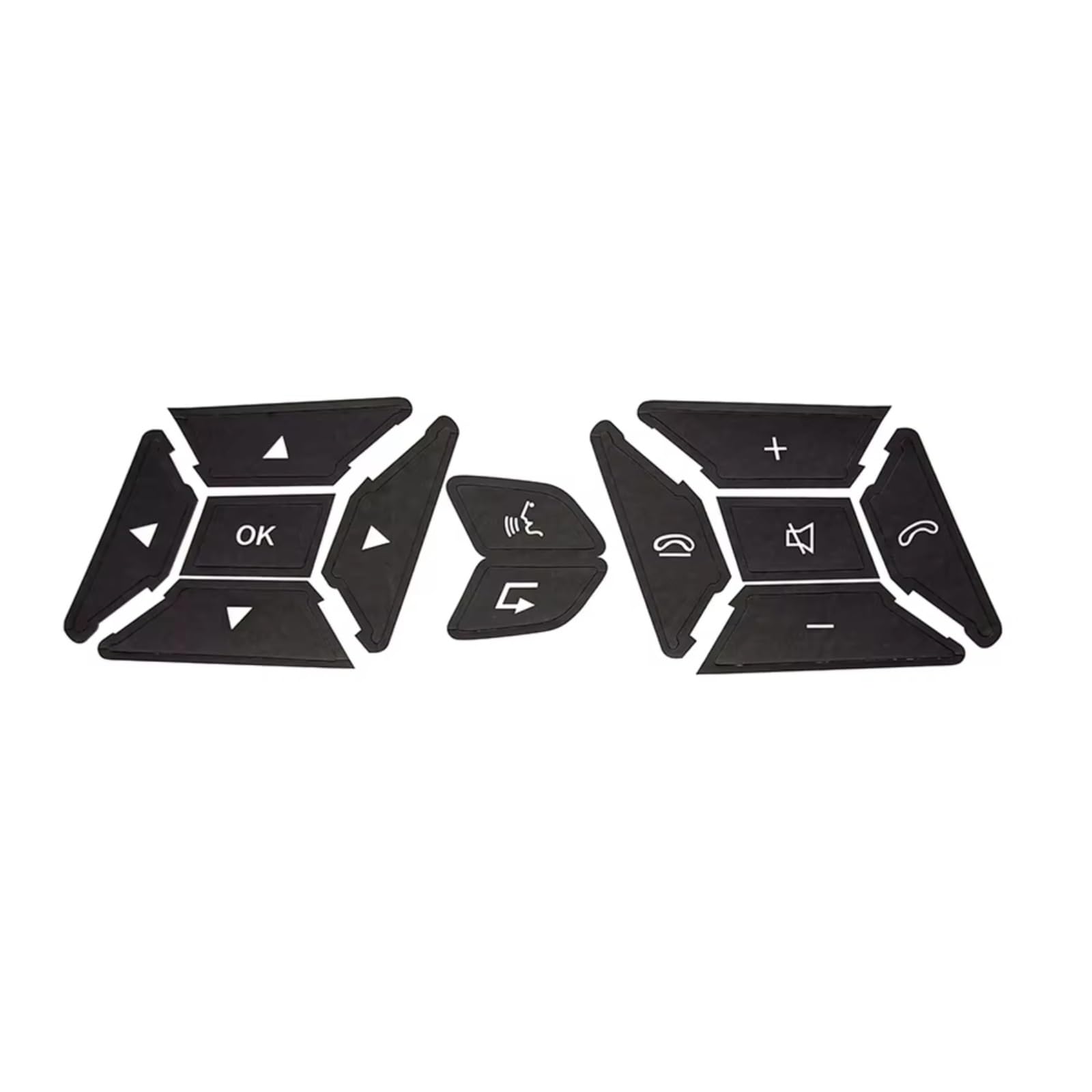 Button Repair Stickers for Car Compatible with Benz for E Class W212 W207 A207 E200 E220 E250 E300 E350 Car Steering Wheel Button Repair Sticker Decal