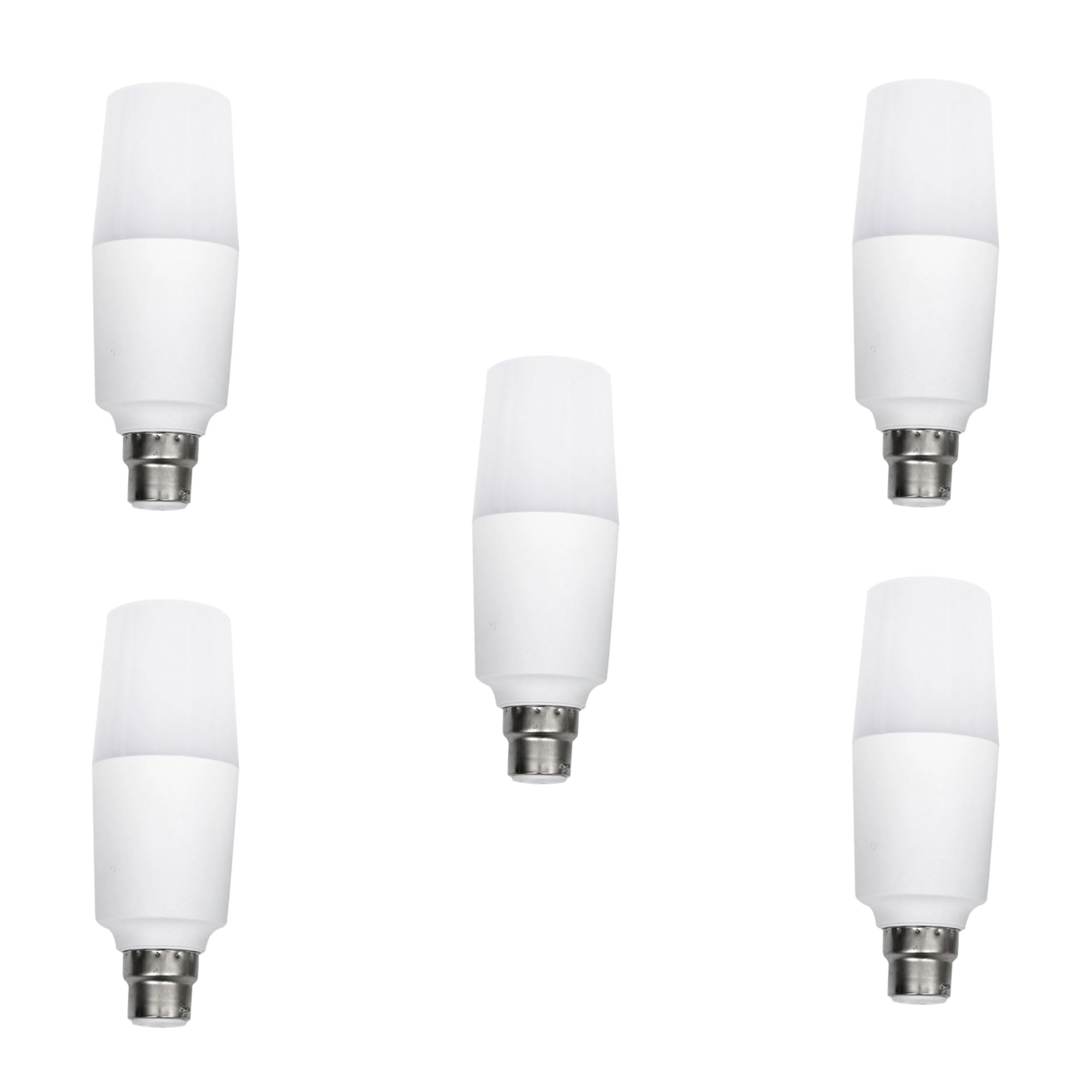DC VOLTAGE 10W T37 Bright White LED Light Bulb Cylindrical Corn Bulb B22 Bayonet Base Candle Bulbs AC220V LED Daylight White 6500K Ultra Bright, Non Dimmable, Pack of 5 โ image 1