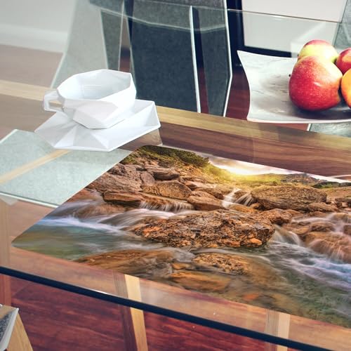 Sets de table liège cascade napperons grand format soleil levant 4 pièces