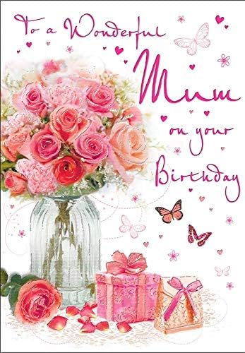 Regal Publishing Birthday Card Mum - 9 x 6 inches