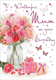 Regal Publishing Birthday Card Mum - 9 x 6 inches