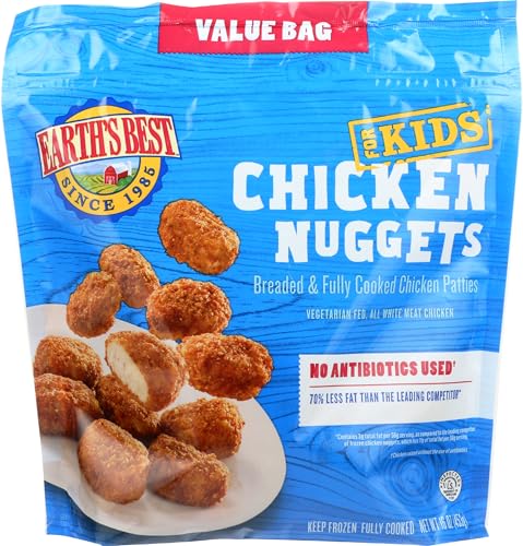 Earth's Best Frozen Chicken Nuggets for Kids, 16 Oz