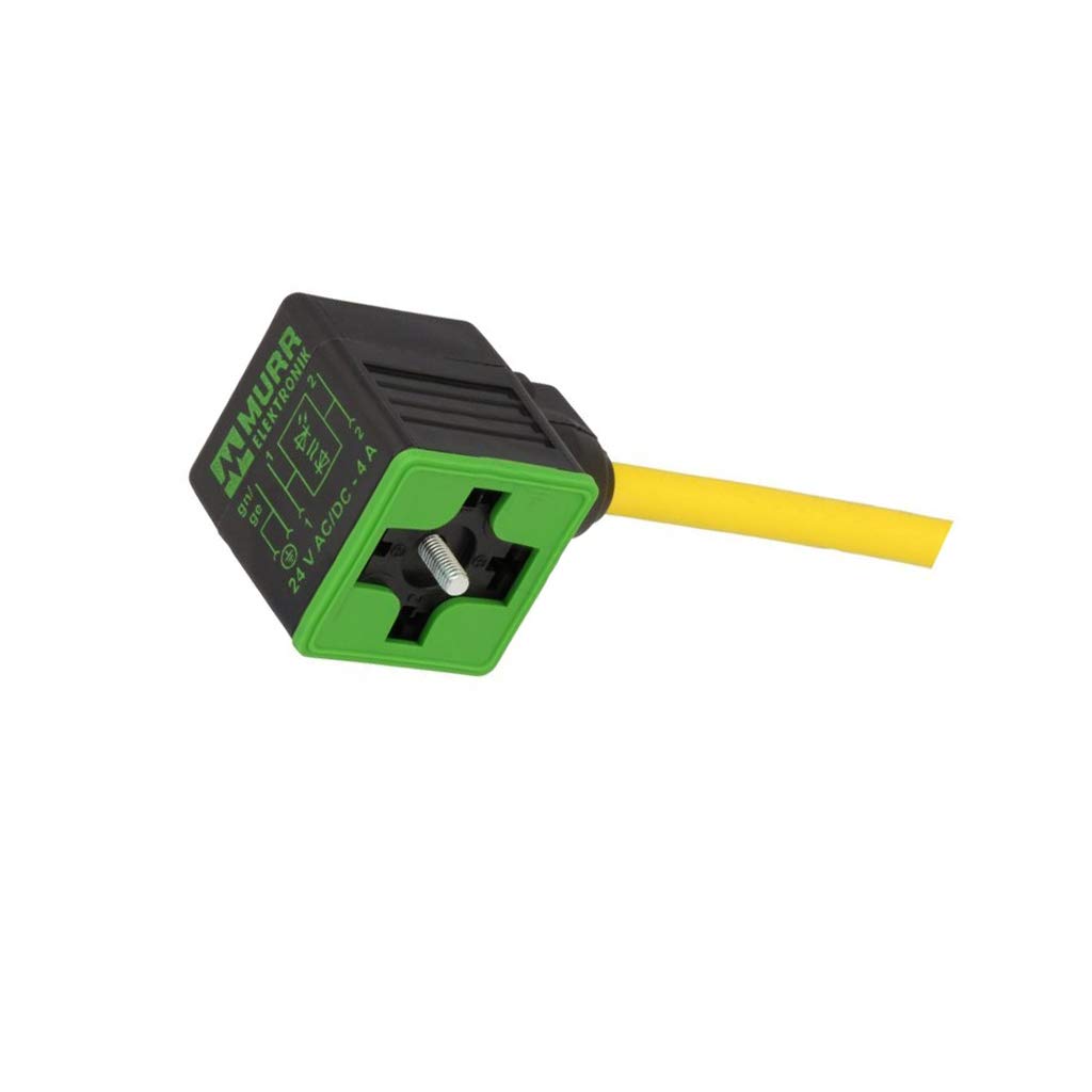 Murr Elektronik Women's 7000-18021-0360750 Valve Connector Plug Type: A Pin: 4 18Mm 4A 24Vdc Ip65