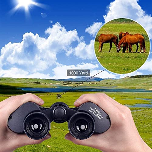 Binoculares HD compactos 10x50 resistentes al agua miniatura 7