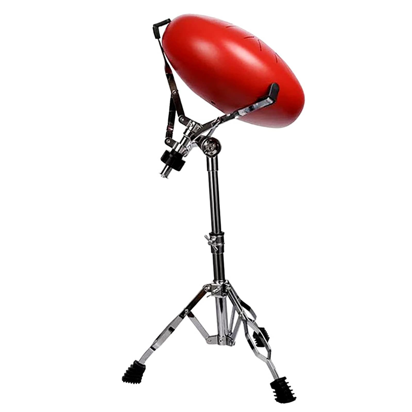 Soporte de Tambor de lengüeta de Acero, Soporte de Caja de trípode Ligero con Doble Refuerzo, Soporte de handpan Plegable, Tambores de handpan de Altura Ajustable