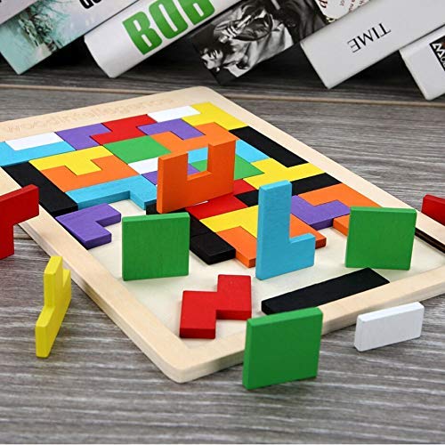 JABAS Russian Puzzles for Kids Wood Montessori Intelligence Brain Teaser Colorful Jigsaw Games Teasers Educational Toy Kids Board Game 40 Pcs Puzzle Indoor Outdoor Ages 3+ Year Boys Girls (B0BMQH8MWH) Amazon Price History, Amazon Price Tracker