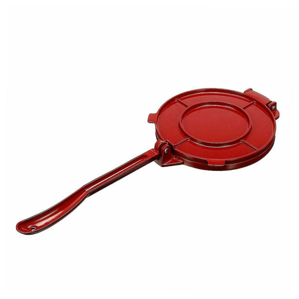 Cabilock Folding Aluminum Tortilla Press Shape Non Stick Dough Maker for Corn Flour Tortillas Rustproof Kitchen Tool for Easy Demoulding Shaping