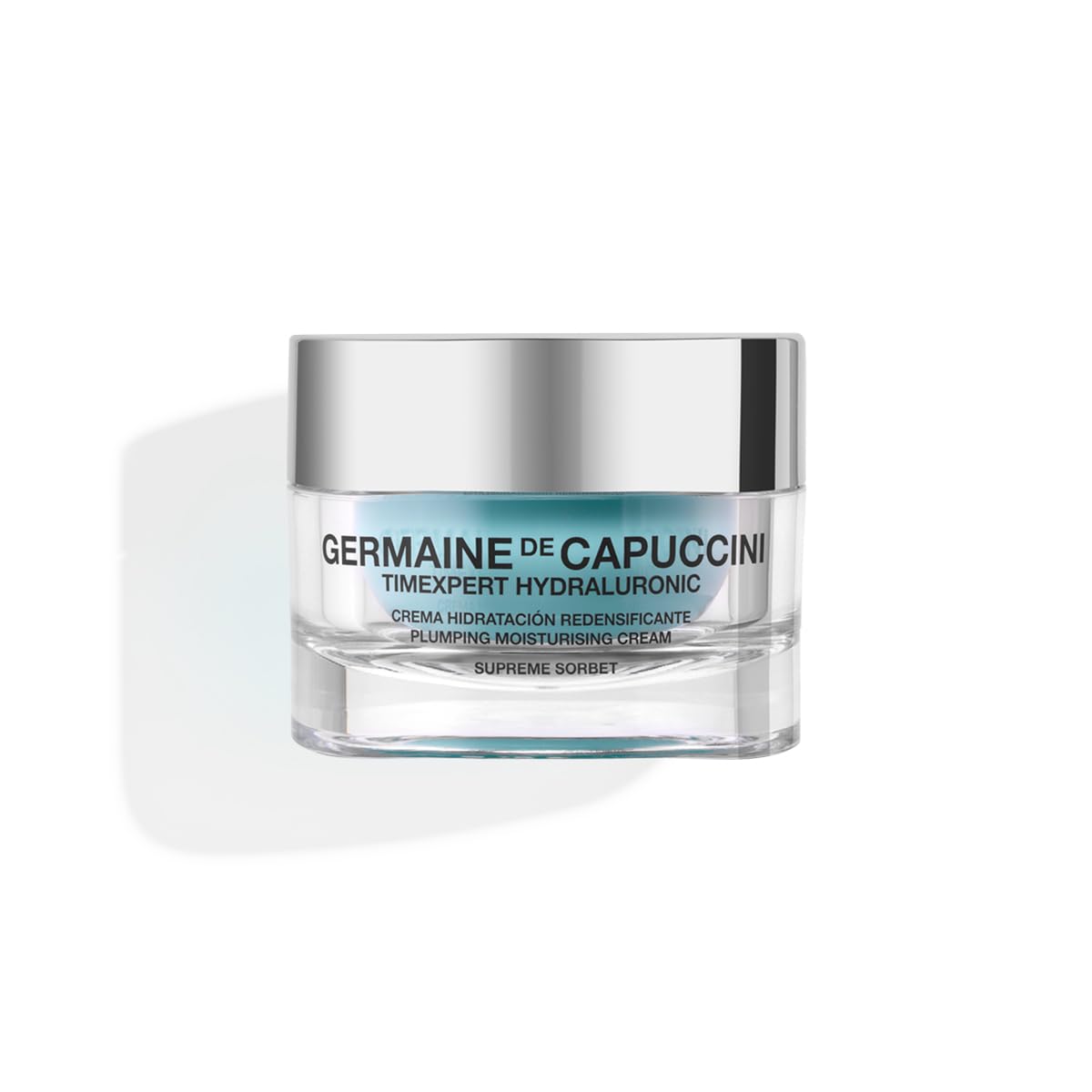 Germaine de Capuccini - Timexpert Hydraluronic - Crema Hidratación Redensificante Supreme Sorbet 50ml - Ácido Hialurónico, Omega 3, 6, 9 y Manteca de Karité para Volumen y Elasticidad Mejorada