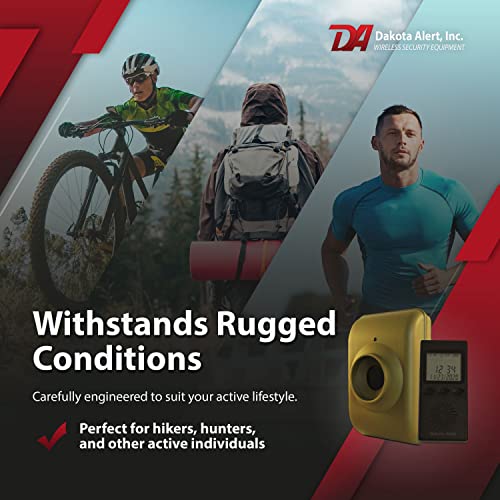 Long Range Motion Sensor System- Dakota Alert Mtpr-4000 Wireless Motion Detector & Receiver, Camping Perimeter & Trip Wire Alarm Device, Monitor Driveways, Backyards, Entrances, Deer Trails And More #TOP3