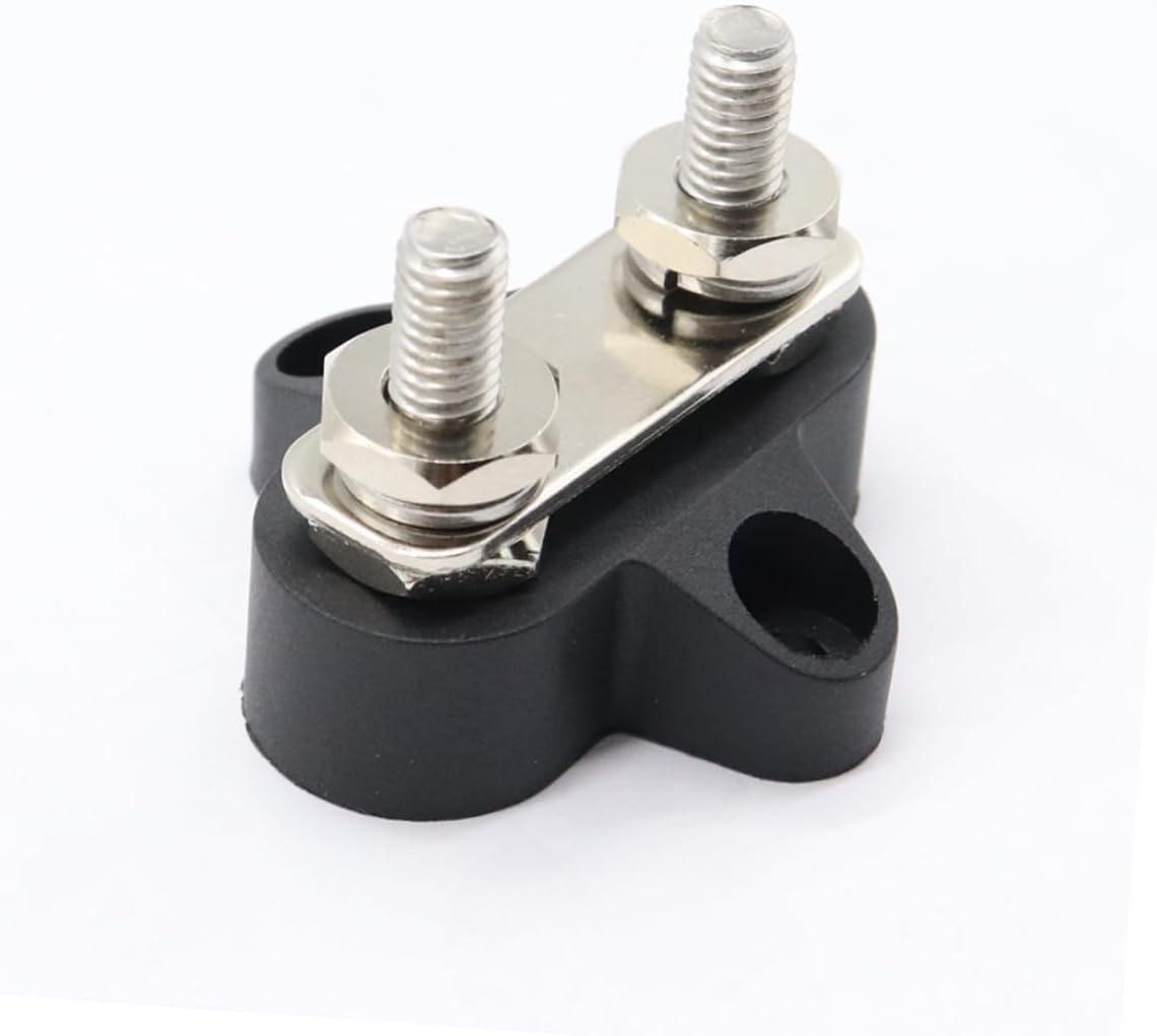 PRETYZOOM Heavy-Duty Terminal Studs M8 with Connecting Link for Truck and Boat Insulated Connection for Automotive Accessories