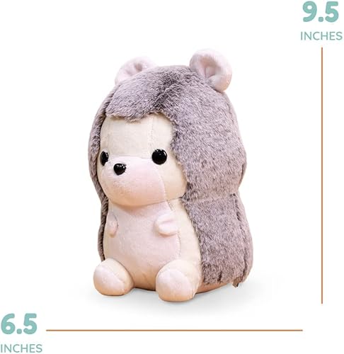 Miniatura 3 de Bellzi Hedgehog - Lindo juguete de peluche de animal de peluche, adorable juguete de erizo suave y regalos, regalo perfecto para niños, bebés, niños