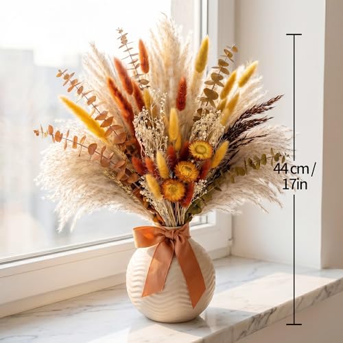 Kit 73 Pcs Flores Secas Pampas Grass DIY Decoración miniatura 2
