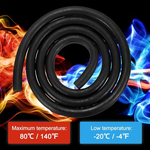 7 mm 1 m Ignition Cable Spark Plug Motorcycle Moped Vespa Sollex Ignition, Moped, Universales Zündkerzenkabel (2 Takt Benzinmotor), Kompatibel mit Vespa, Solex, Zündapp, Hercules, Kreidler, Mofa