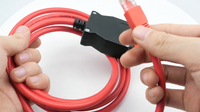Image of OCHIKI 7 Ft VOE OBD to Ethernet Adapter Fit for Volvo Vehicles Based on SPA CMA Platform 2016+ Replace 9513108 9513062, OBD Cable Compatible with VIDA PC Software or Third-Party Software (Pack of 2)