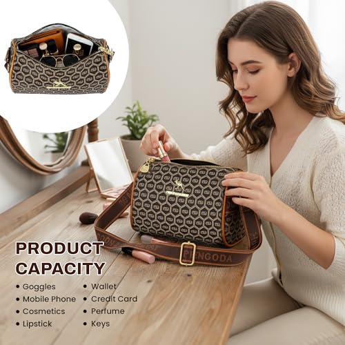Image of Storite Women's Crossbody Sling Bag | Faux Leather | Zipper Closure | Adjustable Strap