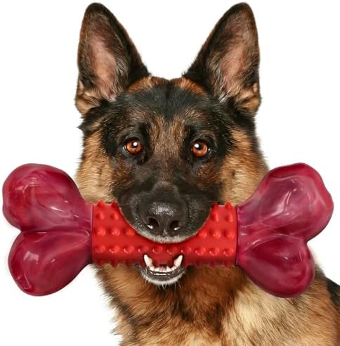 Tough Dog Toys for Aggressive Chewers: Beef Flavored Long Lasting...