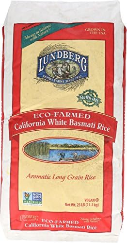 Lundberg Family Farms Basmati Rice, California White, 400 Ounce (Pack of 1)