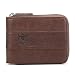 Mens Leather Wallet,E Ekphero Zipper Card Holder RFID Blocking Wallet Coins Purse
