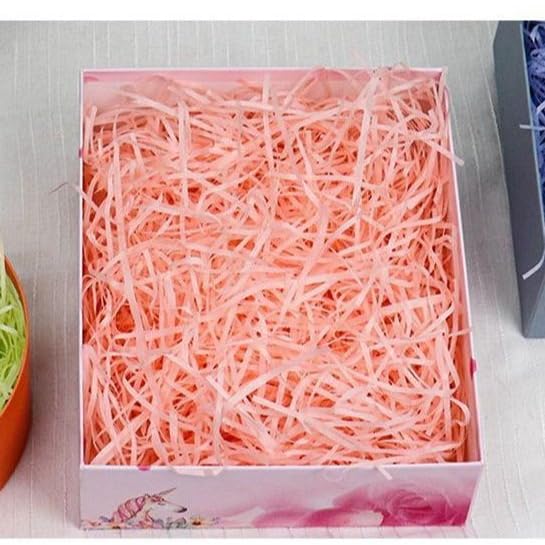 Papier déchiqueté pour boîtes-cadeaux, Papier de soie froissé à paillettes, 30-500 g, multicolore(Style B/Red,500g)