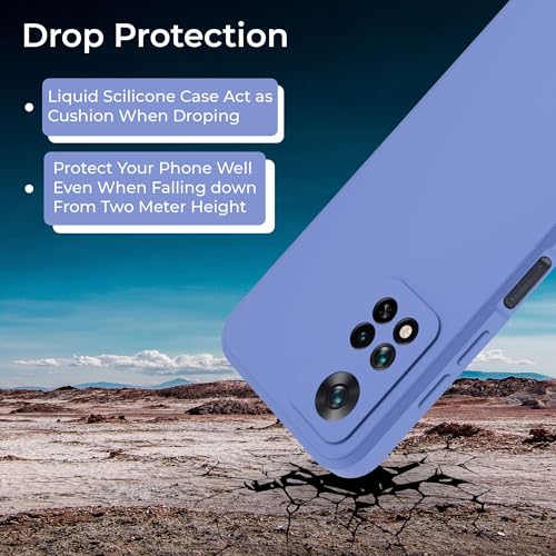 Image of A rtistque Back Cover Case for Xiaomi 11I /11I Hyper Charge 5G with Camera Protection | Shockproof TPU | Stylish Protective Design | Slim Fit | Ultra Matte | Xiaomi mi 11i Back Cover - Blue