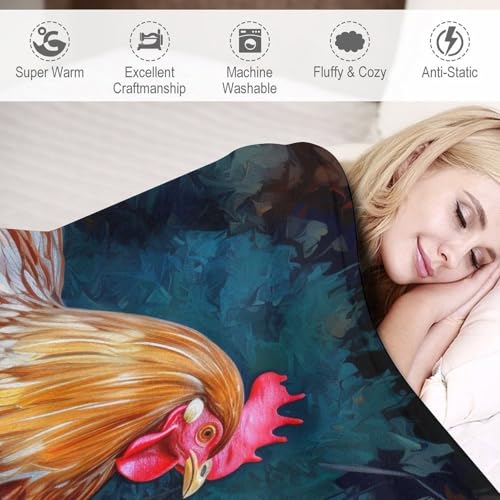 Couvertures en coq flannel douce plaid lit canape voyage